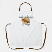 Dashing door het deeg | Kerst bakken Humor Schort (Voorkant)