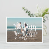 Dashing door het zand | Fotocollage-Kaart (Staand voorkant)