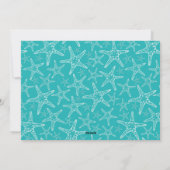 Dashing door het zand | Vakantieknopkaart Feestdagenkaart (Achterkant)