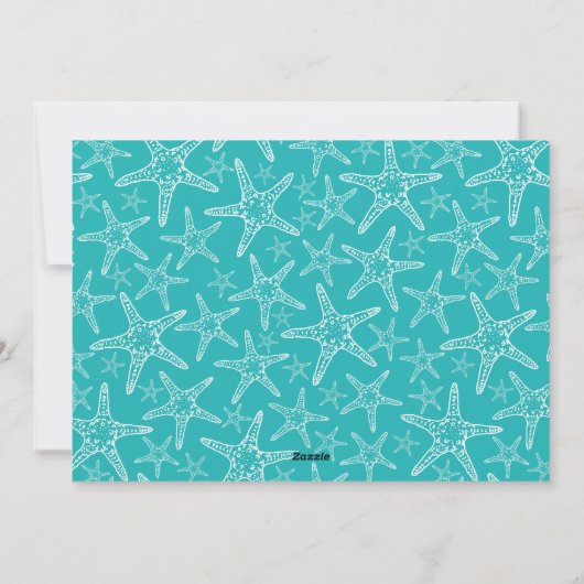 Dashing door het zand | Vakantieknopkaart Feestdagenkaart (Achterkant)