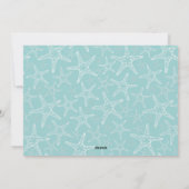 Dashing door het zand | Vakantieknopkaart Feestdagenkaart (Achterkant)