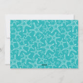 Dashing door het zand | Vakantieknopkaart Feestdagenkaart (Achterkant)