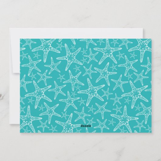 Dashing door het zand | Vakantieknopkaart Feestdagenkaart (Achterkant)