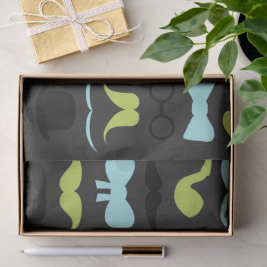 Dashing Little Man Mustache Party Tissuepapier (Geschenk)