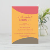 Dashing Modern Bridal Shower Kaart (Staand voorkant)