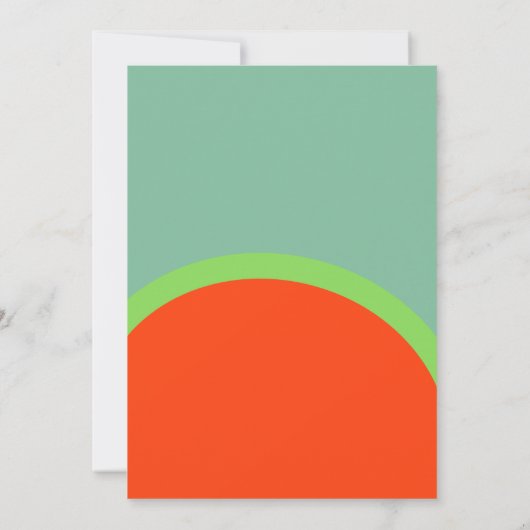 Dashing Modern Bridal Shower Kaart (Achterkant)