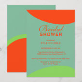 Dashing Modern Bridal Shower Kaart (Voorkant / Achterkant)
