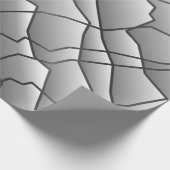 Dashing Monochrome Geometric Mesh Effect Cadeaupapier (Hoek)