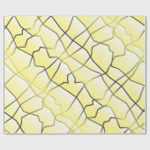 Dashing Monochrome Geometric Mesh Effect Cadeaupapier (Vlak)