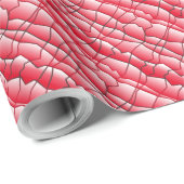 Dashing Monochrome Geometric Mesh Effect Cadeaupapier (Rol Hoek)