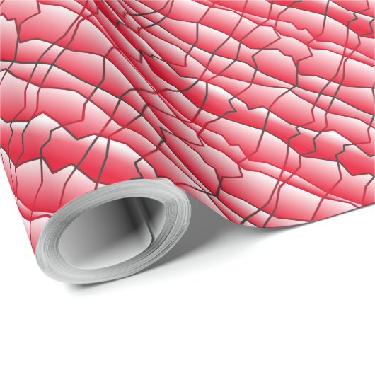 Dashing Monochrome Geometric Mesh Effect Cadeaupapier (Rol Hoek)