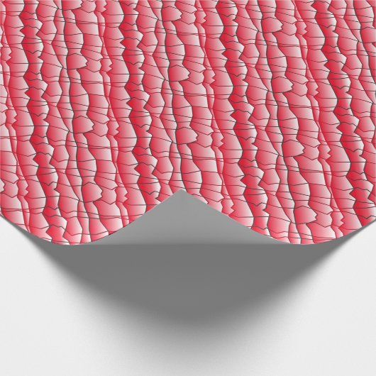 Dashing Monochrome Geometric Mesh Effect Cadeaupapier (Hoek)