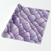Dashing Monochrome Geometric Mesh Effect Cadeaupapier (Uitgerold)