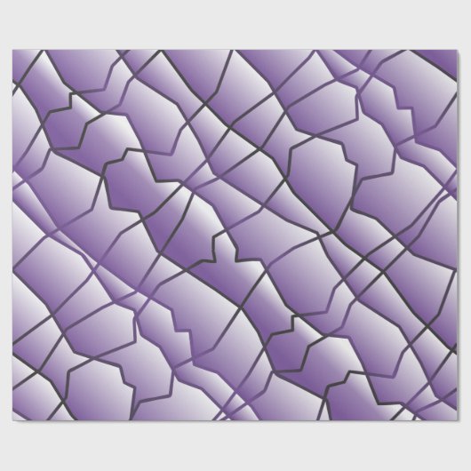 Dashing Monochrome Geometric Mesh Effect Cadeaupapier (Vlak)