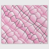 Dashing Monochrome Geometric Mesh Effect Cadeaupapier (Vlak)