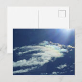 Dashing Rainbow Cloud Briefkaart (Voorkant / Achterkant)