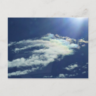 Dashing Rainbow Cloud Briefkaart