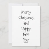 Dashing Scottie Dog personaliseren Feestdagenkaart (Achterkant)