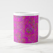 Dashing Silky Glowing Roze Welkom Home Grote Koffiekop (Rechts)