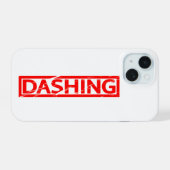 Dashing Stamp iPhone 15 Case (Achterkant horizontaal)