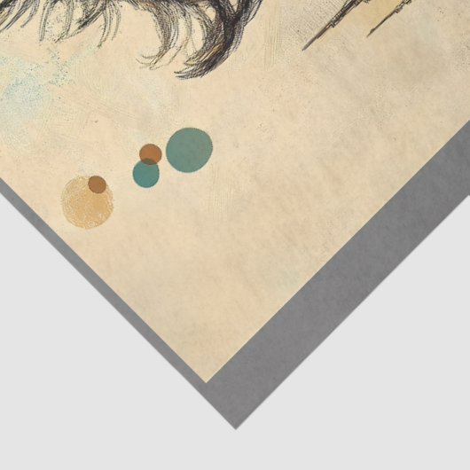 Dashing Steampunk Man  Outfit P6 Decoupage Tissuepapier (Detail)