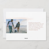 Dashing Through the Sand Holiday fotokaart Feestdagenkaart (Achterkant)