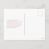 Dashing Through the Sand Holiday Photo Briefkaart (Achterkant)