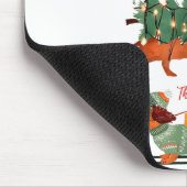 Dashing Through The Snow Christmas Wiener Dog Holi Muismat (Hoek)