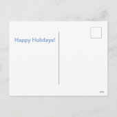 Dashing Through the Snow Postcard Feestdagenkaart (Achterkant)