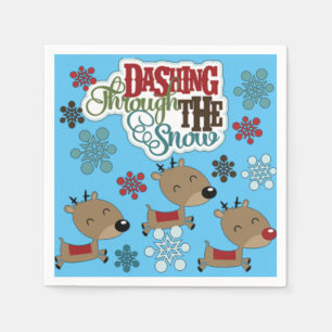 Dashing Throw The Snow Servetten