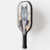 Dashing Wolf Gepersonaliseerde Pickleball Paddle (Links)