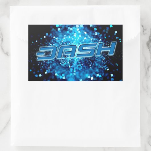 DashS ticker A249 Rechthoekige Sticker (Tas)