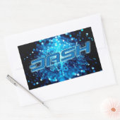 DashS ticker A249 Rechthoekige Sticker (Envelop)
