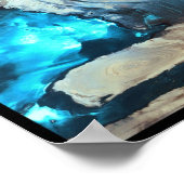 Dasht-e Kevir Great Salt Desert Iran Poster (Hoek)