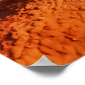 Dasht-e Lut deser - de heetste plaats op aarde. Su Poster (Hoek)