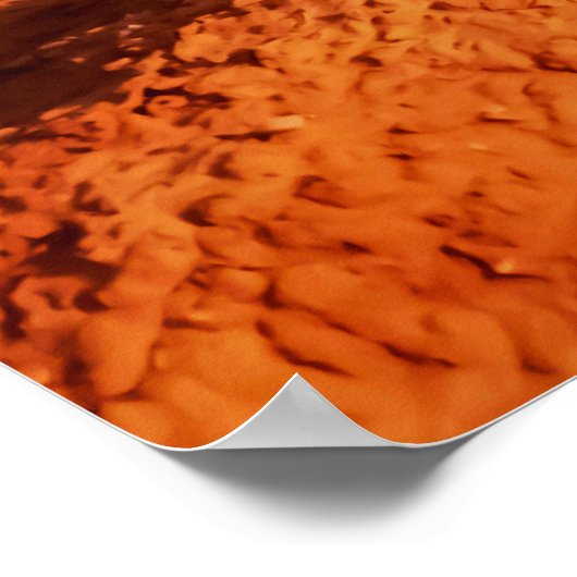 Dasht-e Lut deser - de heetste plaats op aarde. Su Poster (Hoek)