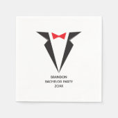 Dasjacquet Smoking Bachelorfeest  Servet (Voorkant)