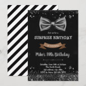 Dasje heren verjaardagsuitnodiging kaart (Voorkant / Achterkant)