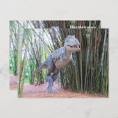 Daspletosaur - Dinosaur - Leerkaart Briefkaart (Voorkant / Achterkant)