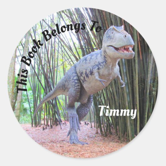 Daspletosaur - Dinosaurus - Bookplate Stickers (Voorkant)