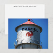 Dassel Water Tower Briefkaart (Voorkant / Achterkant)