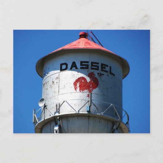 Dassel Water Tower Briefkaart (Voorkant)