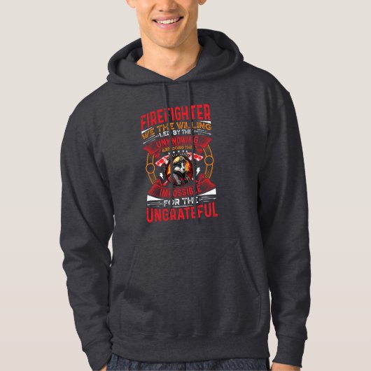 dassenbrandweerman hoodie (Voorkant)