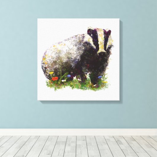 dassendoek canvas afdruk (Insitu (Houten vloer))