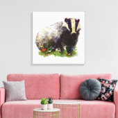 dassendoek canvas afdruk (Insitu (Woonkamer))