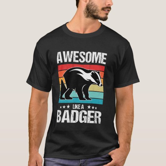 Dassies zijn geweldig zoals een das t-shirt (Voorkant)