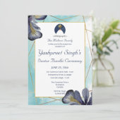 Dastar Bandi uitnodigingskaart sjabloon Kaart (Staand voorkant)