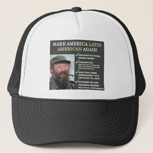 Dastro: Amerika weer Latijns-Amerika maken Trucker Pet (Voorkant)