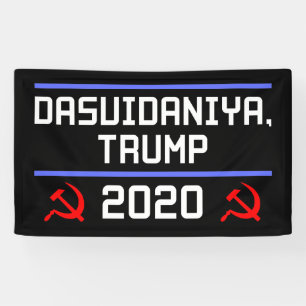 Dasvidaniya Trump 2020 Rusland Anti-Trump Spandoek