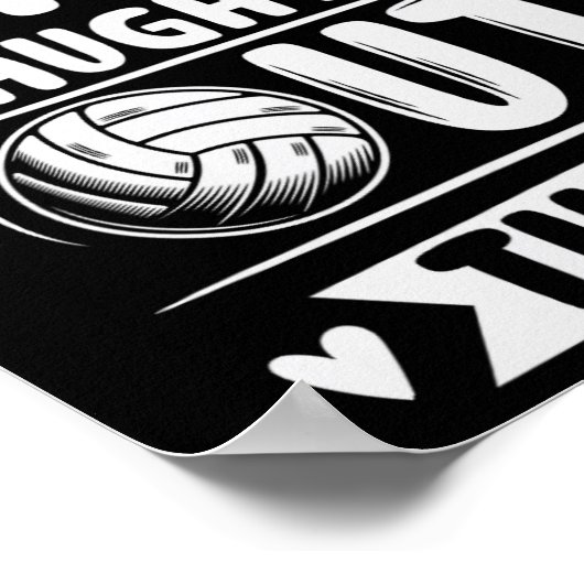 Dat39s mijn kleindochter daar volleybal voor poster (Hoek)